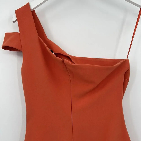 Likely Orange One-Shoulder Bodycon Mini Dress - Picture 7 of 10